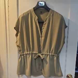 Cicibird Olive Green Blouse